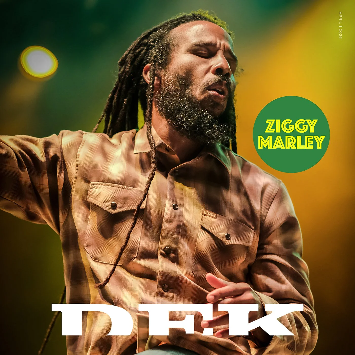 On the Brightside: Ziggy Marley headlines April. — DEK Magazine